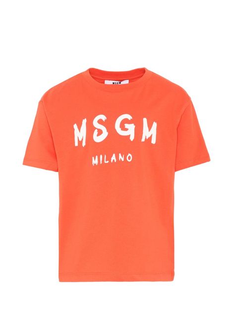 T-shirt con logo MSGM KIDS | S6MSJUTH001MS074